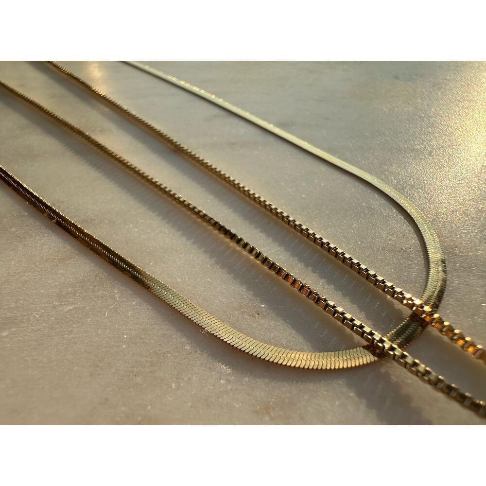 Titanium Steel Shell Geometric Vintage Necklace set - Picture 5 of 7